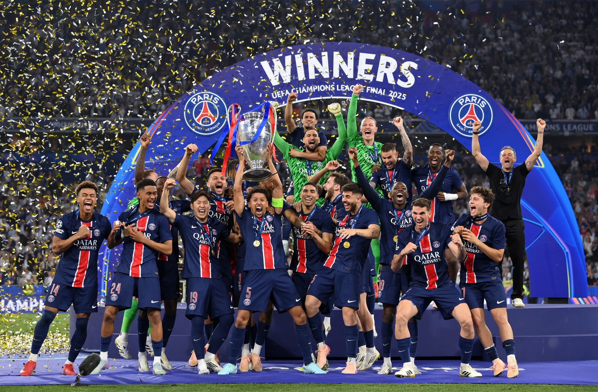 Hasil Final Liga Champions: PSG Jawara Eropa, Inter Milan Merana Dihajar 5 Gol