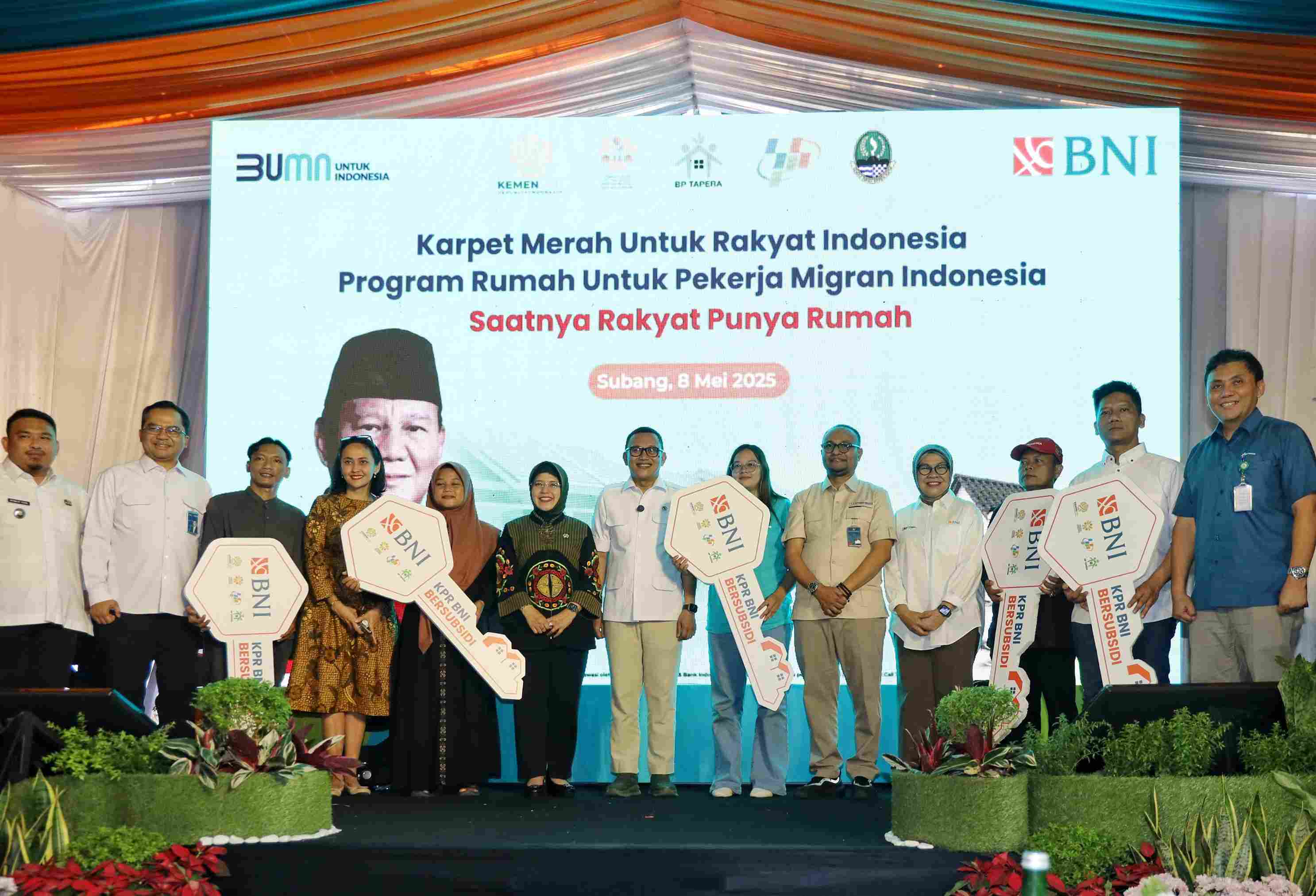 BNI Kolaborasi dengan Kementerian PKP, KP2MI, dan BP Tapera Hadirkan KPR Terjangkau untuk PMI