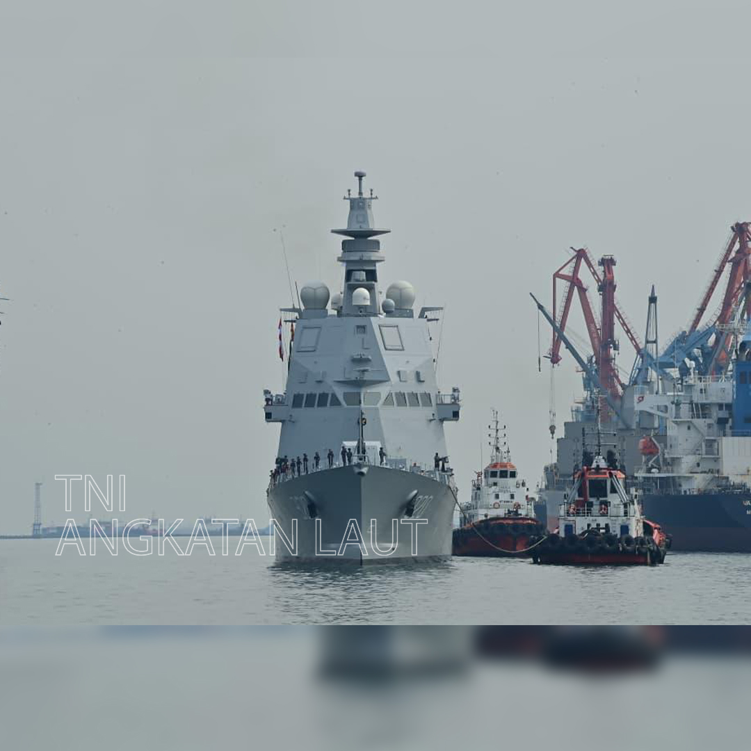 Resmi Sandar di Jakarta, Ini Spesifikasi Gahar KRI Brawijaya-320 milik TNI AL