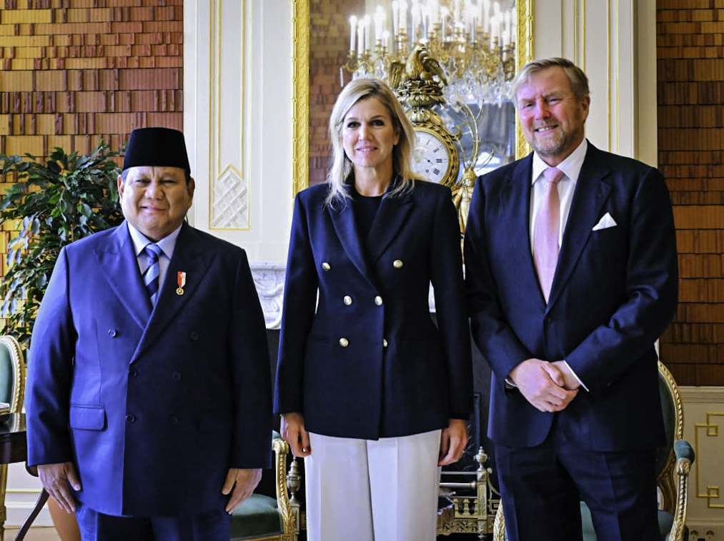 Presiden Prabowo Disambut Langsung Raja dan Ratu Belanda di Istana Huis Ten Bosch