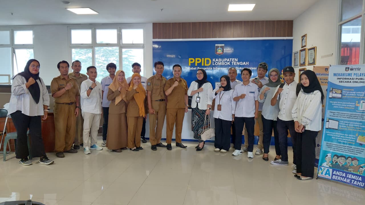 Diskominfo Lombok Tengah Jadi Rujukan: Lombok Utara Belajar Pengelolaan PPID