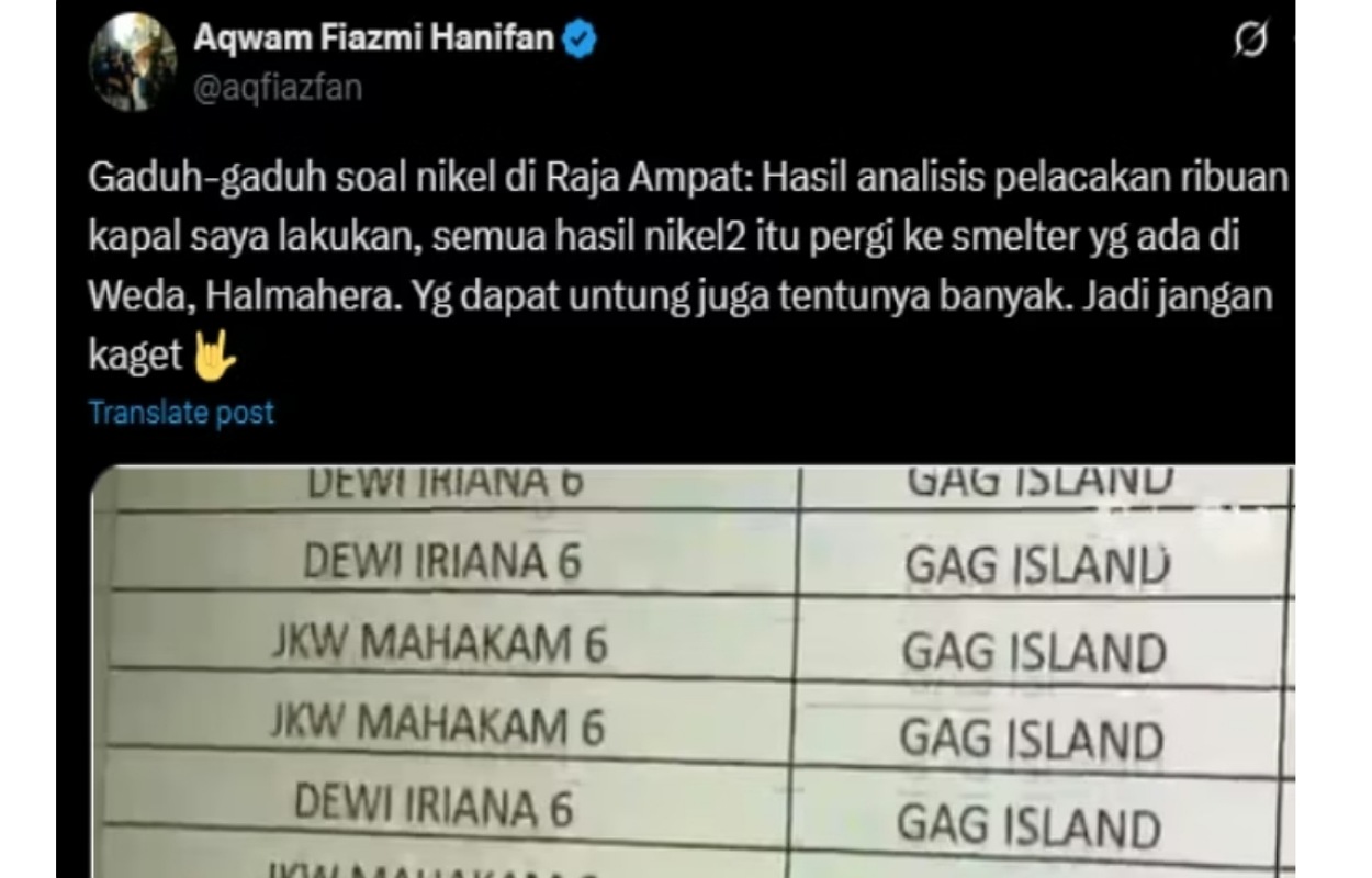 Heboh, Kapal Tambang Nikel di Raja Ampat Diduga Nama Jokowi, Ini Kata Bahlil