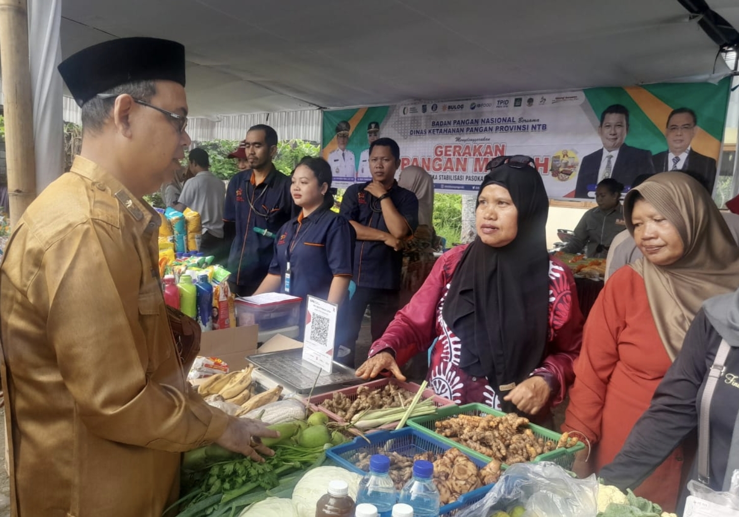Jelang Hari Raya Idul Adha, Dinas Ketahanan Pangan NTB Gelar Gerakan Pangan Murah
