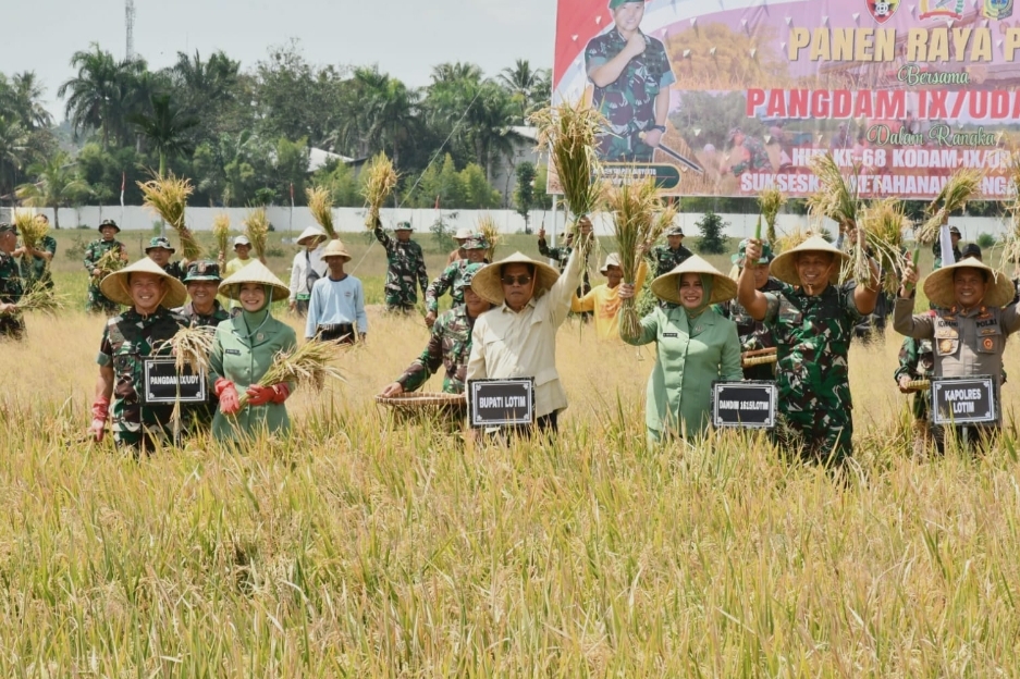 Petani Lotim Panen Senyum! Pupuk Melimpah, Harga Gabah Naik Tajam