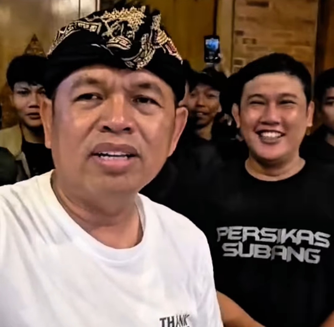 Supoter Persikas Subang dan Dedi Mulyadi Ketawa Bareng Usai Bertemu, Ini yang Dibahas