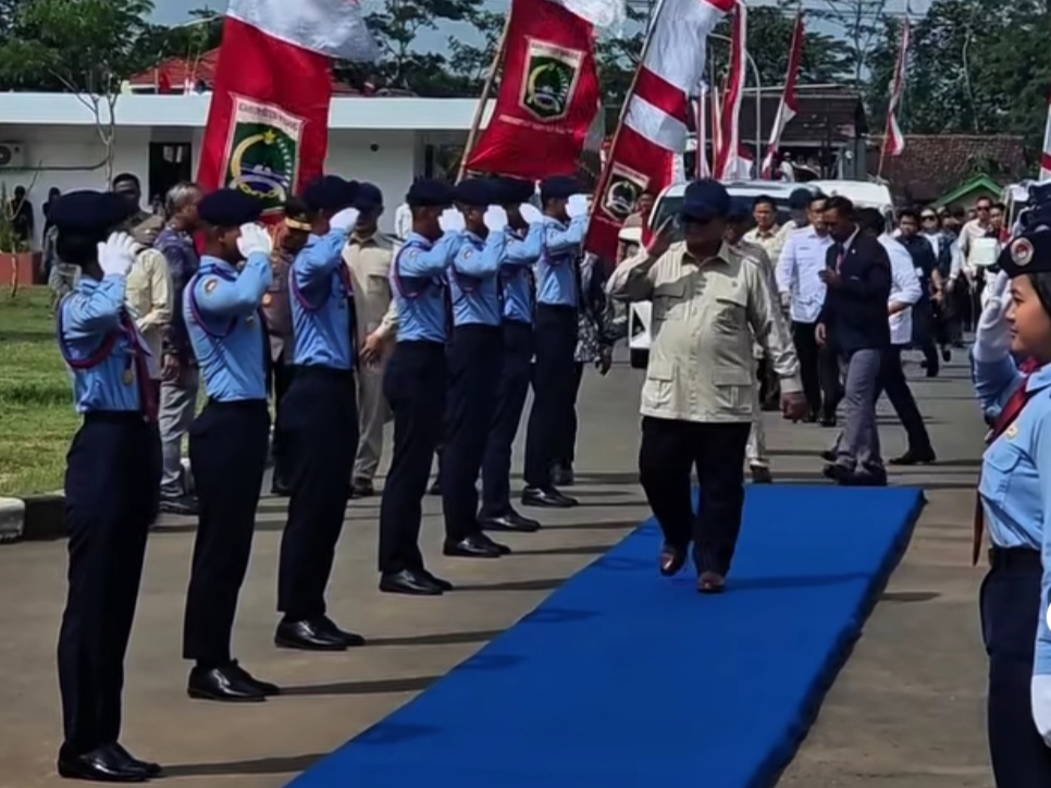 Prabowo Resmikan SMA Taruna Nusantara Kampus Malang
