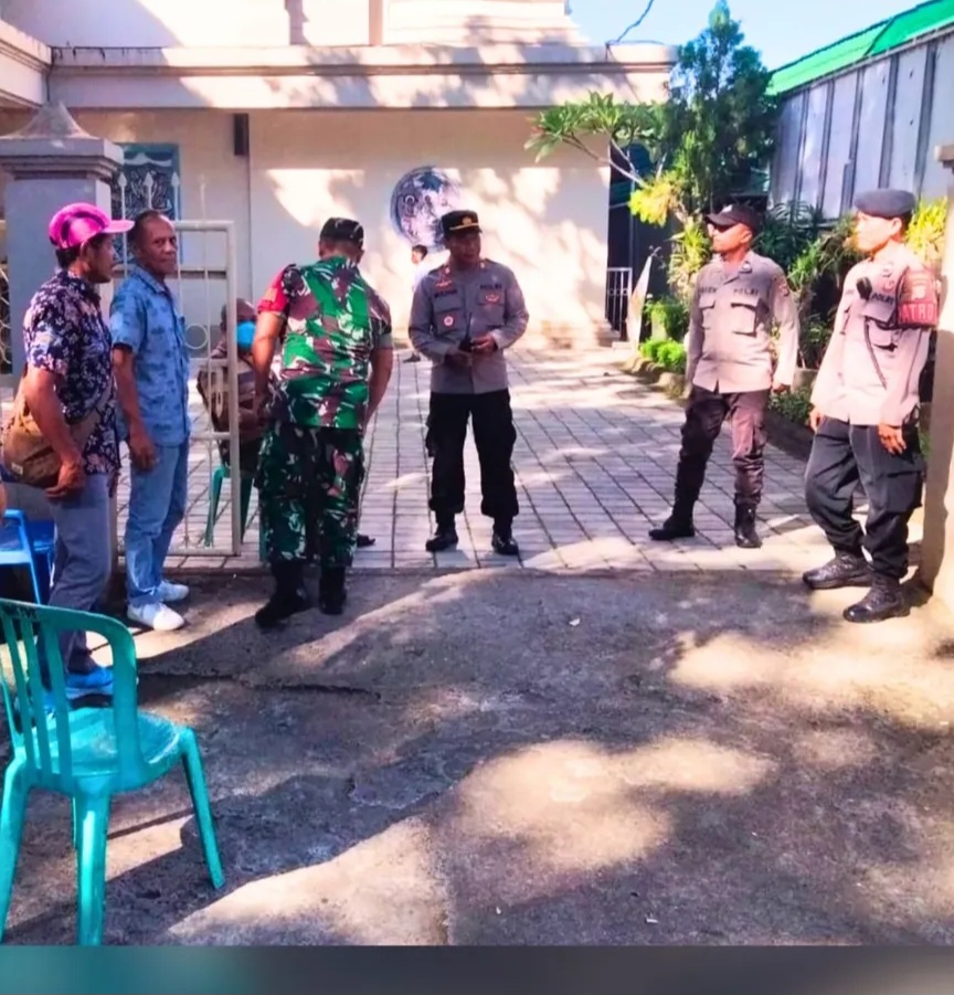 Polsek Mataram Lakukan Pengamanan Saat Peringatan Kenaikan Isa Almasih 2025