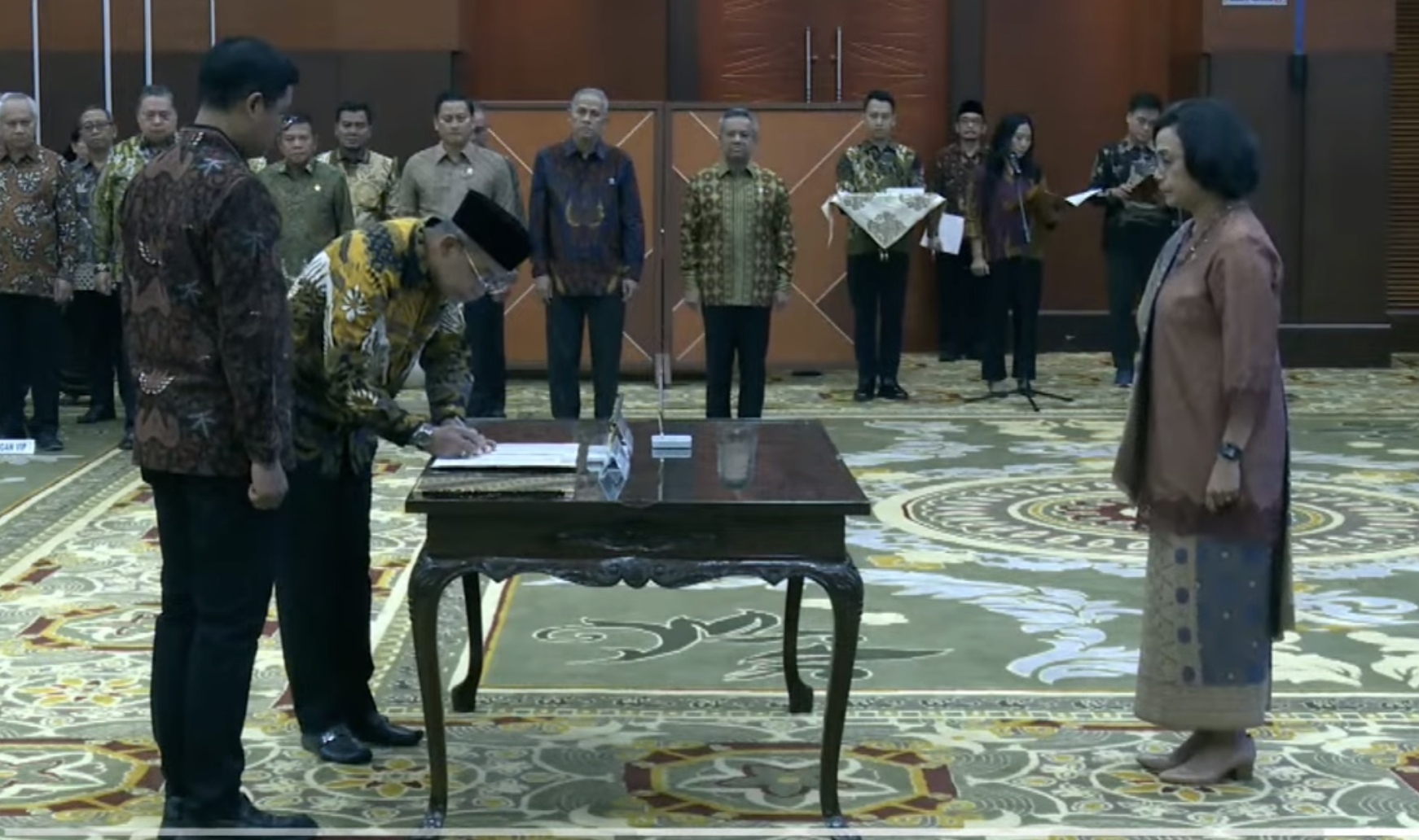 MenKeu Sri Mulyani Resmi Lantik 22 Pejabat Eselon I, Ada Djaka Budi Utama dan Bimo Wijayanto