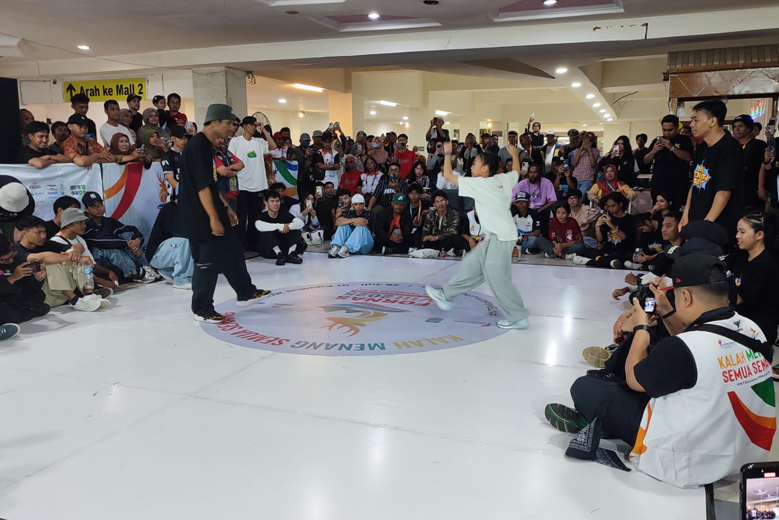 Enerjik B-Boy Indo Warnai FORNAS VIII, NTB Tampil Mendominasi