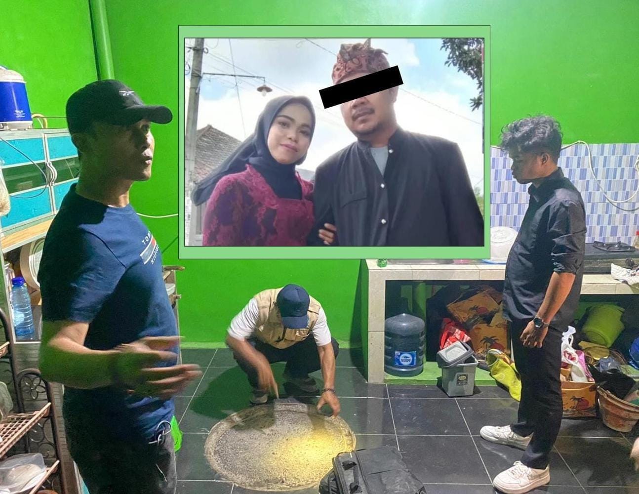Wanita Tewas Dicor Beton Kekasihnya, Ternyata Diduga Hamil