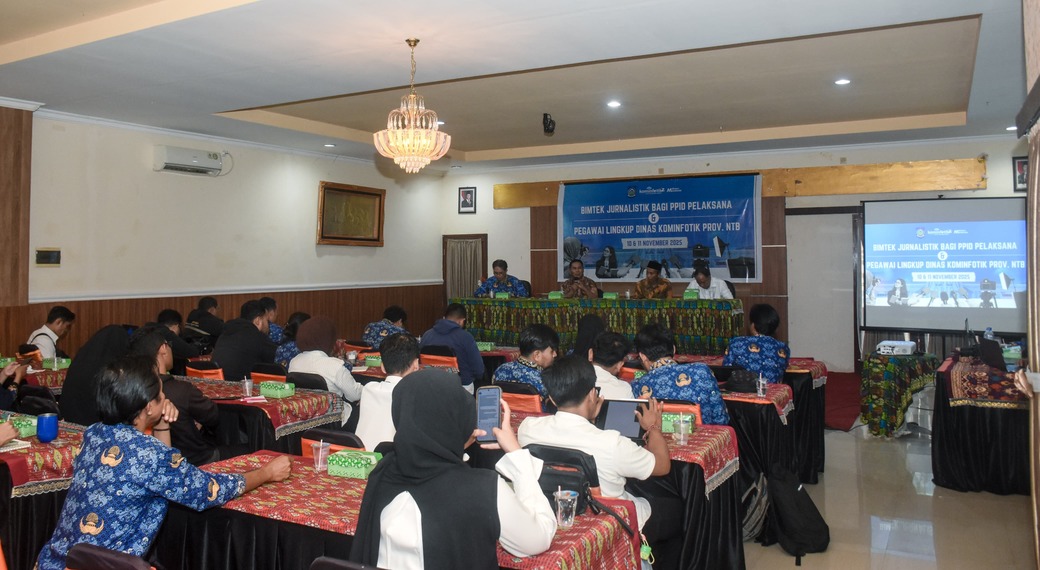Pelatihan Jurnalistik Diskominfotik NTB, Langkah Nyata Wujudkan PPID Profesional dan Informatif