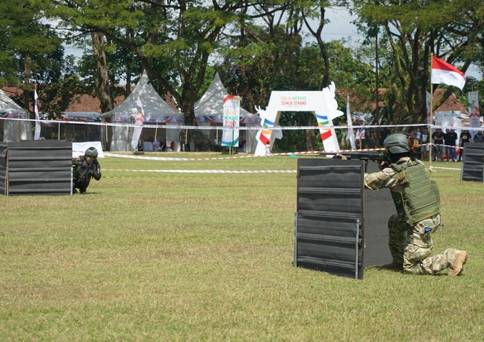 FORNAS VIII Uji Ketangkasan Tim Airsoft Lewat Sistem Kombat Singkat