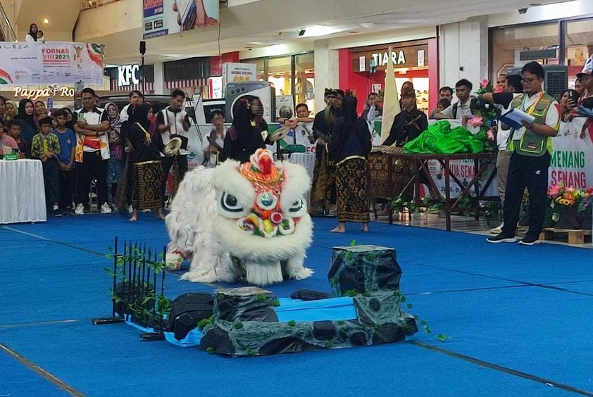 Teng! Persatuan Liong dan Barongsai Tampil di FORNAS VIII NTB, Bawa Warisan Budaya ke Arena Nasional