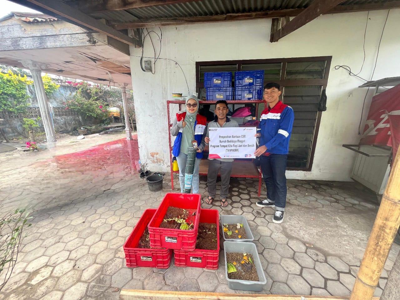 Revitalisasi Rumah Maggot Pertamina, Kurangi Sampah Organik dan Buka Peluang Usaha Bagi Warga