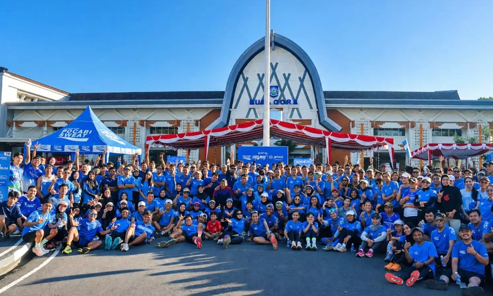 Sekda NTB Lepas 550 Runners pada Road to Mataram Menuju Pocari Sweat Run Lombok 2026