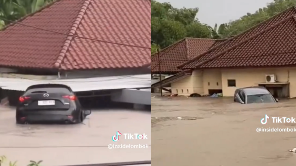 Hujan Deras! Mataram Diterjang Banjir, Rumah Terendam hingga Mobil Hanyut