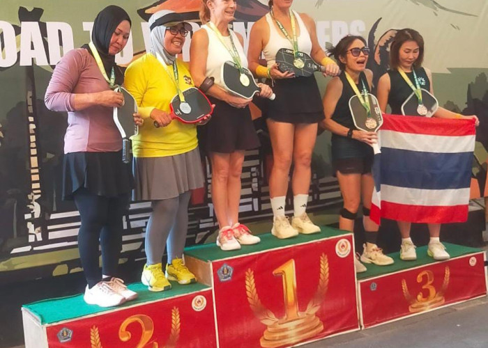 Gemilang di Usia 56: ASN Lombok Barat Sabet Medali di Kejuaraan Dunia Pickleball