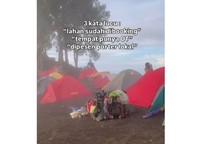 Viral Klaim Lahan Camp Area di Gunung Rinjani, FMI Buka Suara: Open Trip Wajib Tahu Aturan!