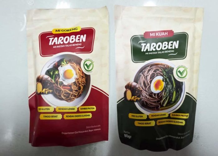 Inovasi Kuliner Mi Taroben, Mi Non-Gluten dari Talas Beneng untuk Pangan Sehat