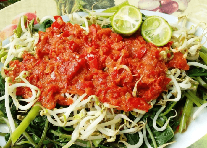 Resep Plecing Kangkung Khas Lombok, Teman Makan Ayam Taliwang