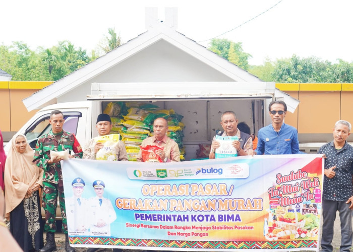 Warga Antusias! Pemkot Bima Tebar Komoditas Murah untuk Ringankan Beban Masyarakat