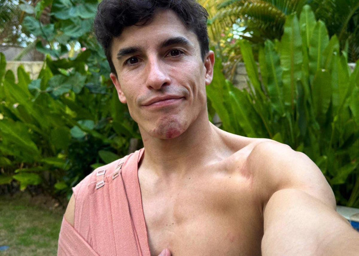 Insiden di Sirkuit Mandalika, Marc Marquez Cedera Bahu Usai Diseruduk Bezzecchi