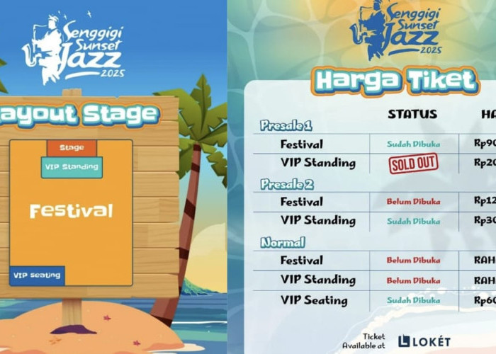 Senggigi Sunset Jazz Kembali Hadir! Cek Artis hingga Harga Tiketnya Disini