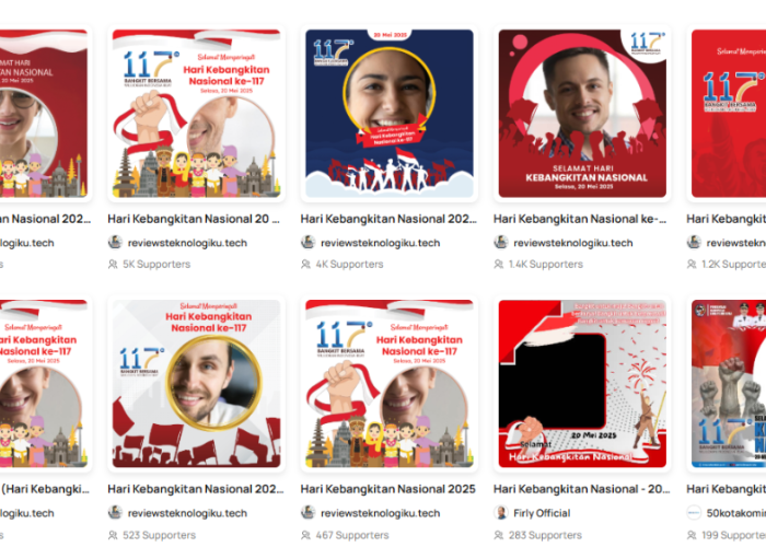 35 Link Twibbon Hari Kebangkitan Nasional 2025 Terbaru dan Ucapan, Jadikan Foto Profil di Medsos