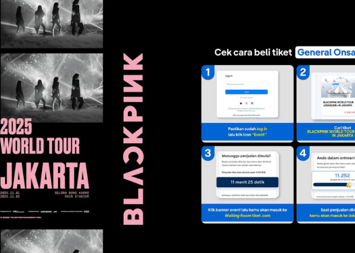 Hari Ini! Link dan Cara Beli Tiket Konser BLACKPINK di Jakarta 2025, Dibuka Pukul 11.00 WITA