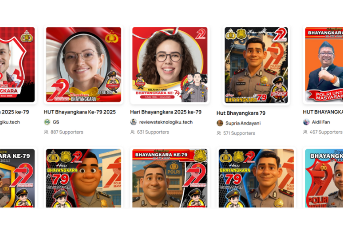 25 Link Twibbon HUT ke-79 Bhayangkara 2025 Gratis dan Ucapan, Rayakan ke Medsos