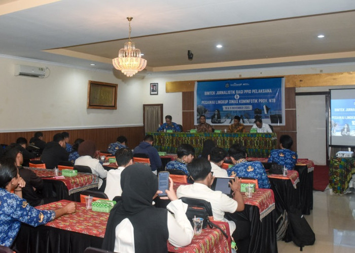 Pelatihan Jurnalistik Diskominfotik NTB, Langkah Nyata Wujudkan PPID Profesional dan Informatif