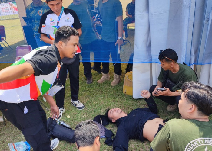 Respons Cepat Tim Medis FORNAS VIII Tangani Atlet Airsoft Kelelahan
